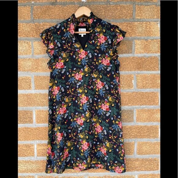 Madewell x No.6 Silk Beacon Dress in Garden Bouquet size 0 - Picture 4 of 14